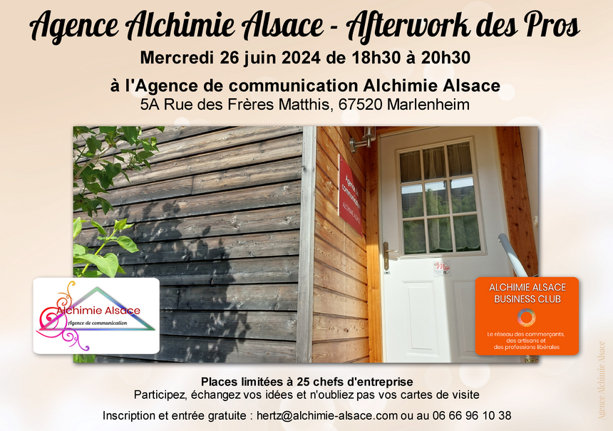 2024 06 26 afterwork des pros juin 2024 a l agence alchimie alsace a marlenheim